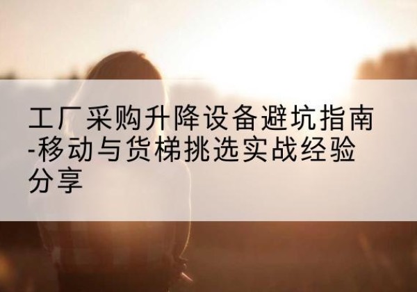 南皮移动式升降机怎么选-工厂采购升降设备避坑指南-移动与货梯挑选实战经验分享